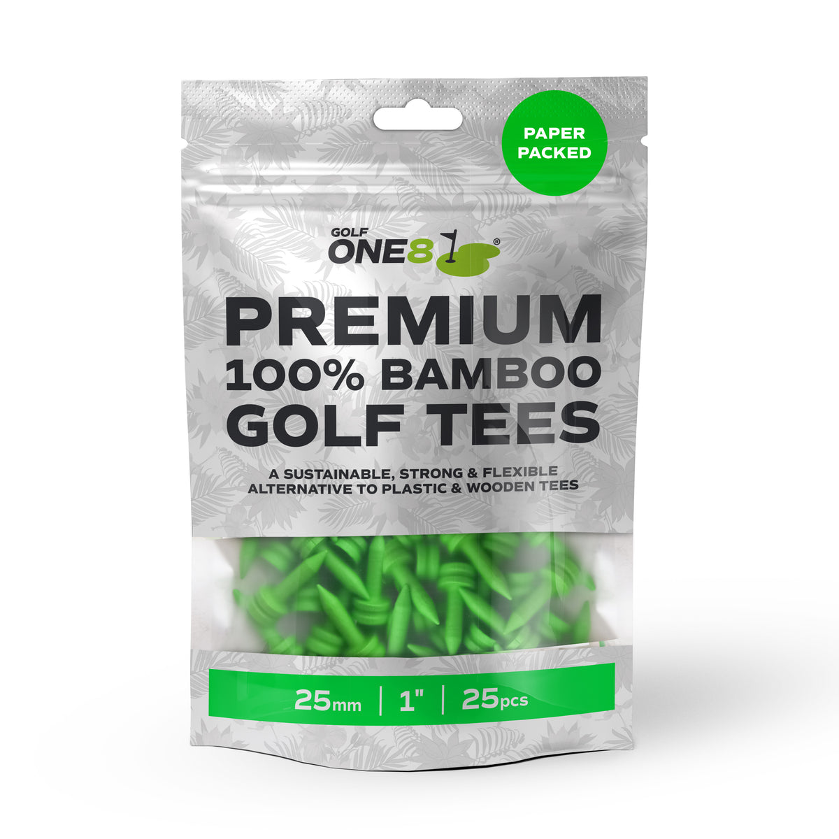 Golf One8 Graduated Bamboo Golf Tees