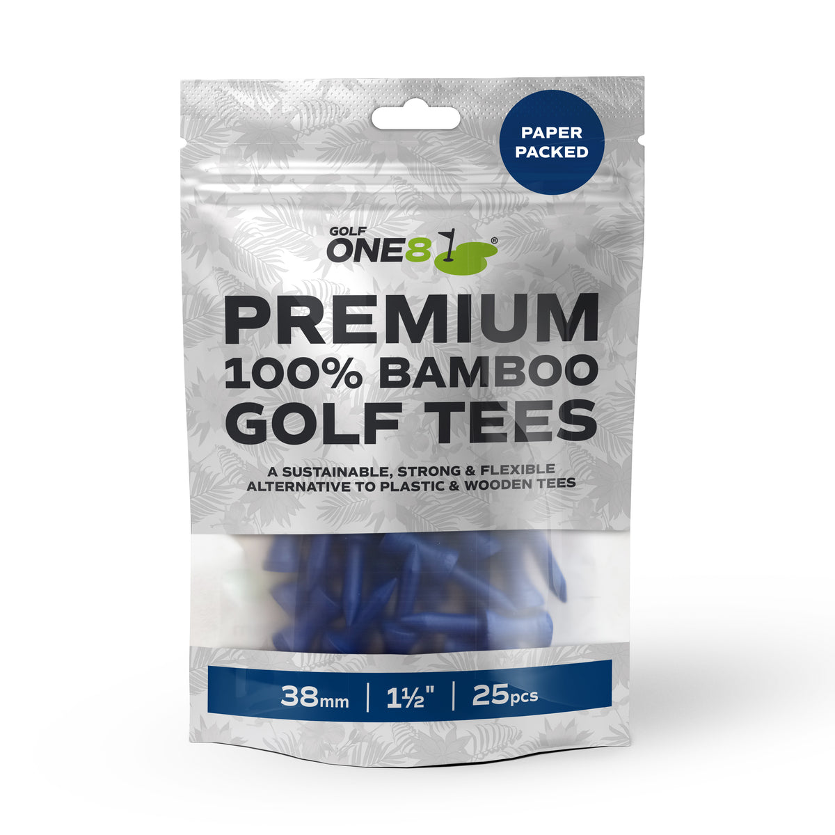 Golf One8 Graduated Bamboo Golf Tees