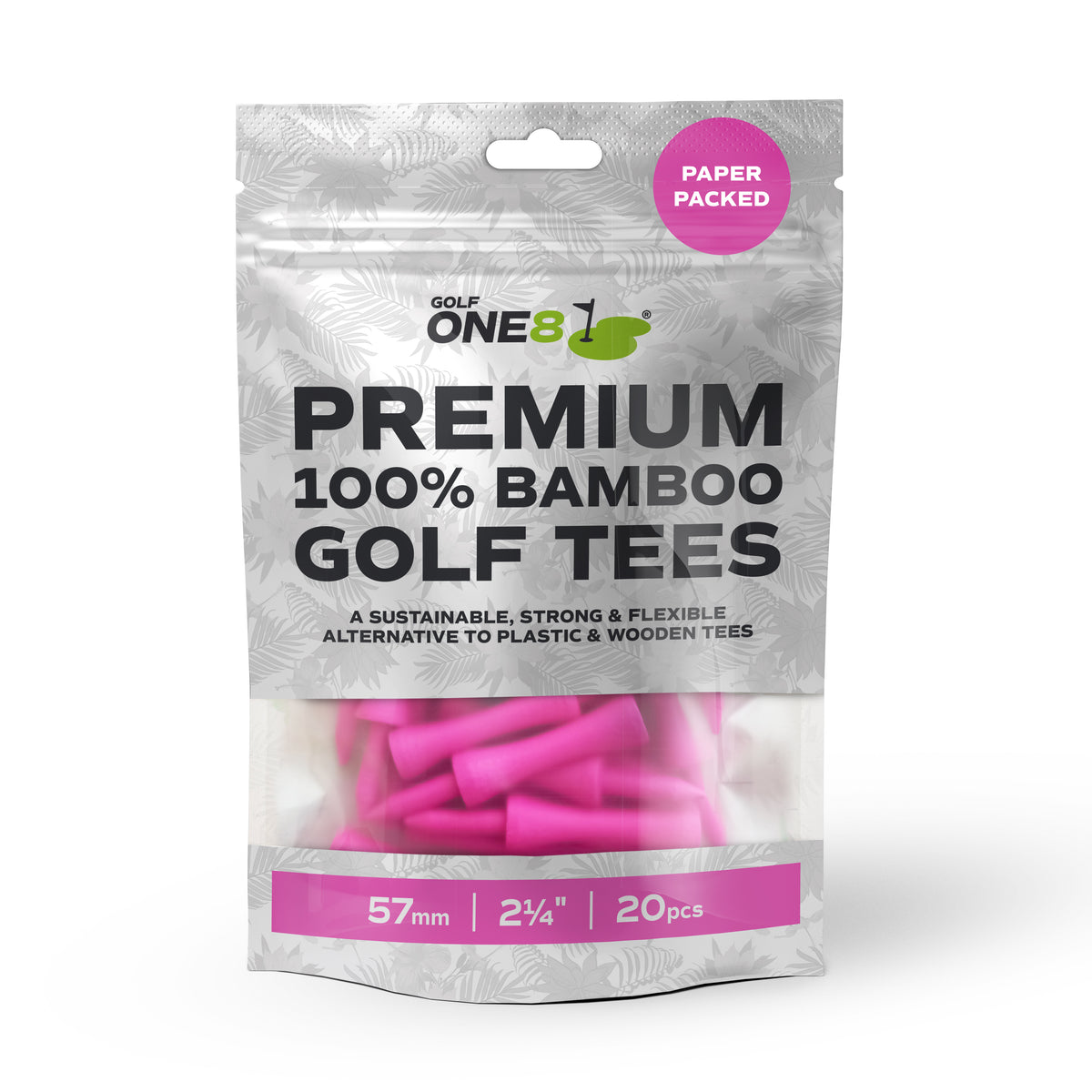Golf One8 Graduated Bamboo Golf Tees
