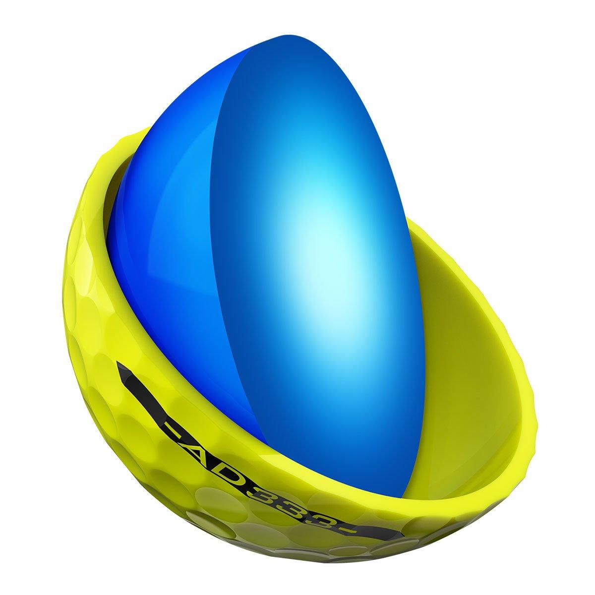 Srixon AD333 Yellow Golf Balls (12)