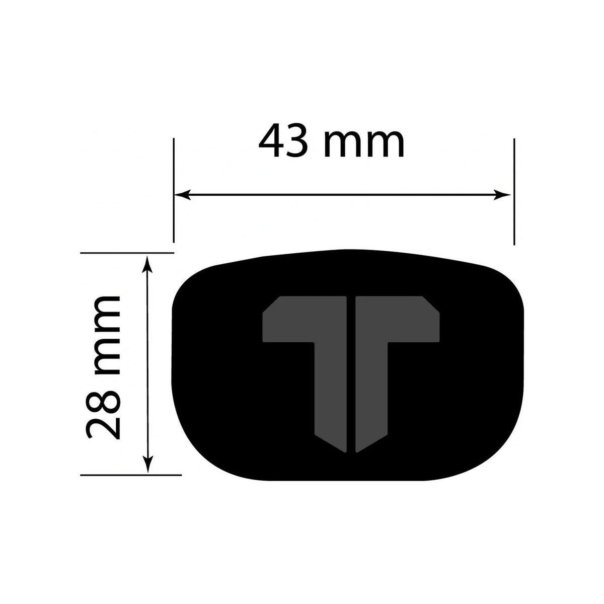 TwoThumbGrip OG TAPER 43 LITE