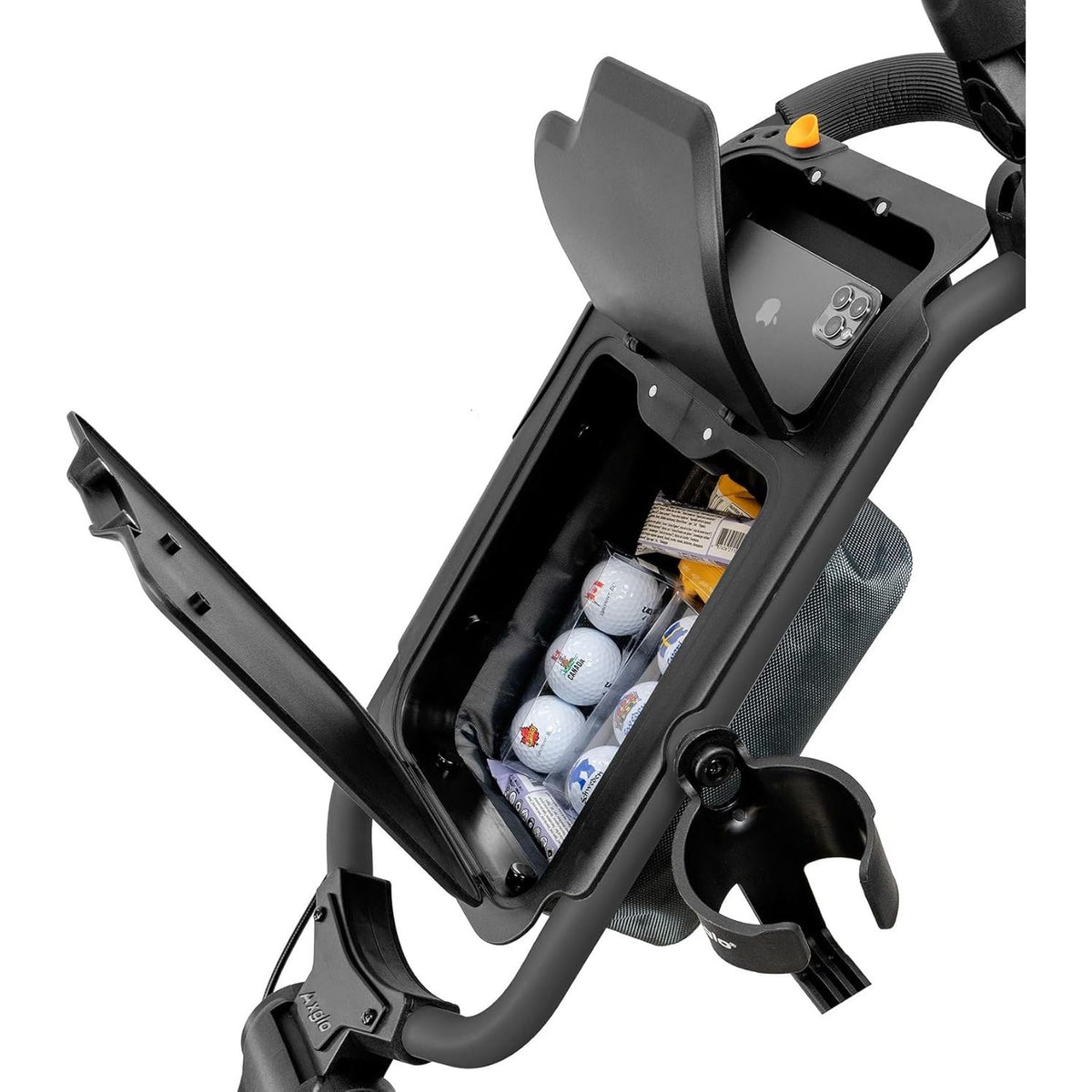 Axglo Tri-360 V2 Push Trolley (Black/Red)