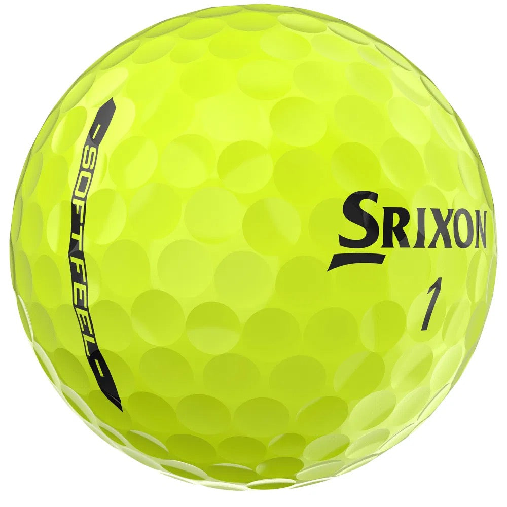 Srixon Soft Feel Yellow Golf Balls (12)