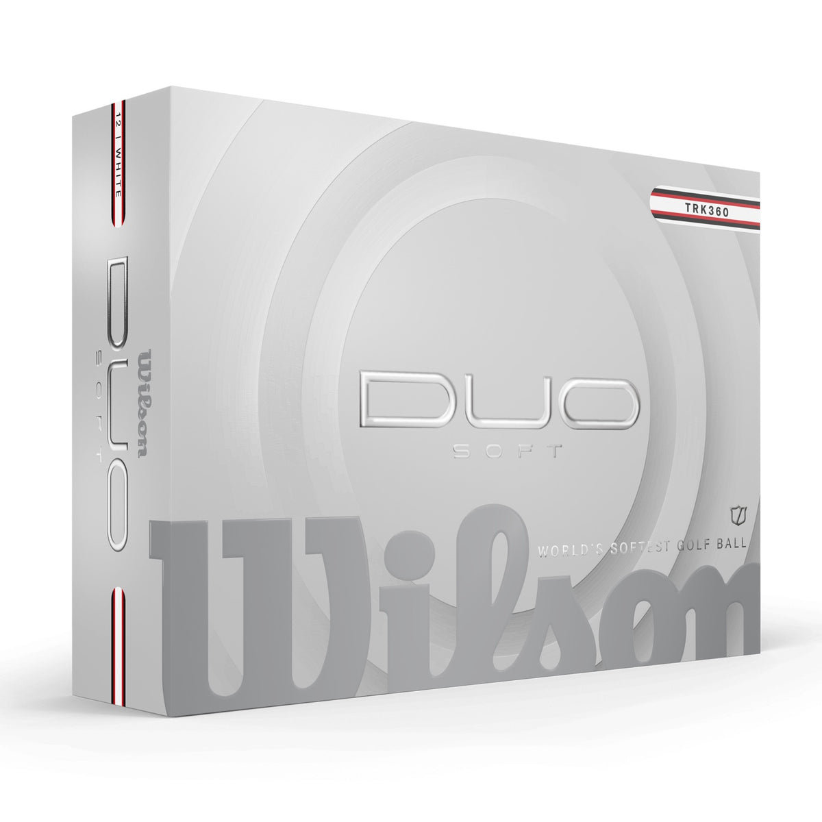 Wilson Duo Soft TRK360 White Golf Balls (12)
