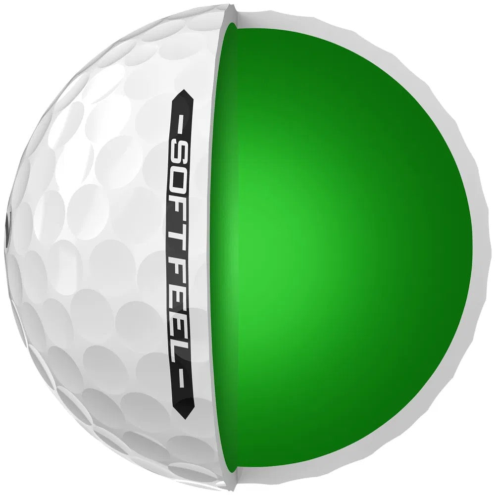 Srixon Soft Feel White Golf Balls (12)