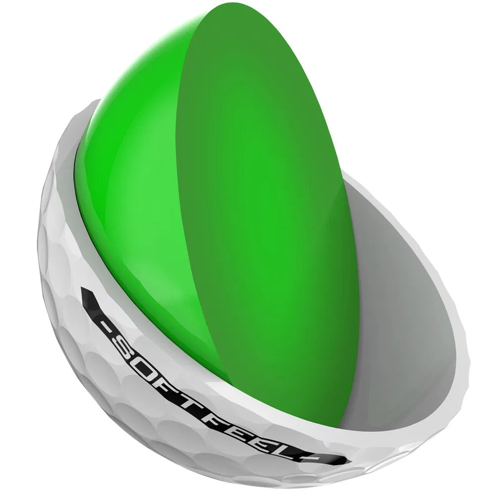 Srixon Soft Feel White Golf Balls (12)
