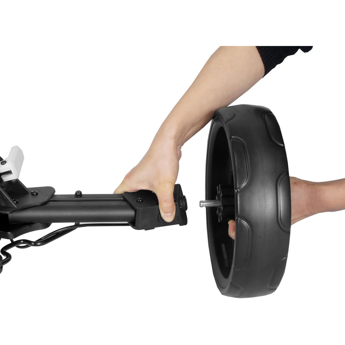 Axglo Tri-360 V2 Push Trolley (Black/Grey)