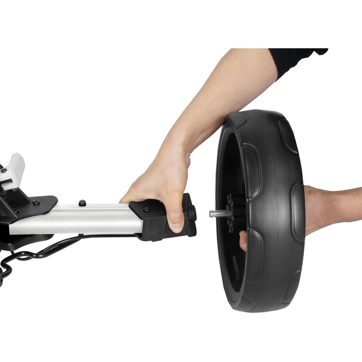 Axglo Tri-360 V2 Push Trolley (White\Grey)