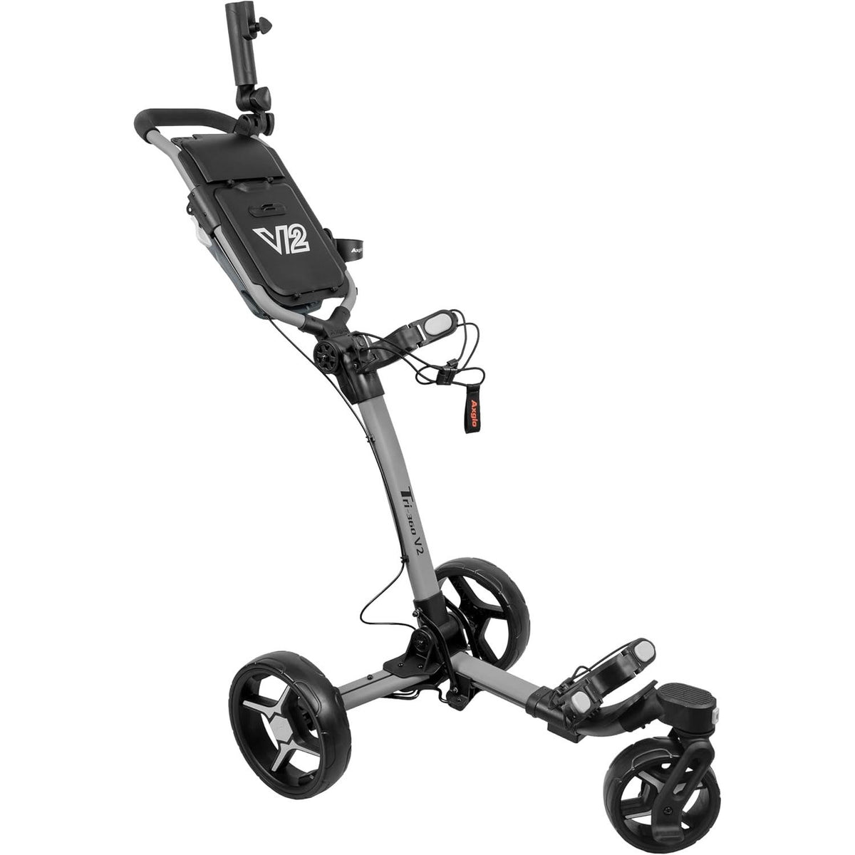 Axglo Tri-360 V2 Push Trolley (Grey/Grey)