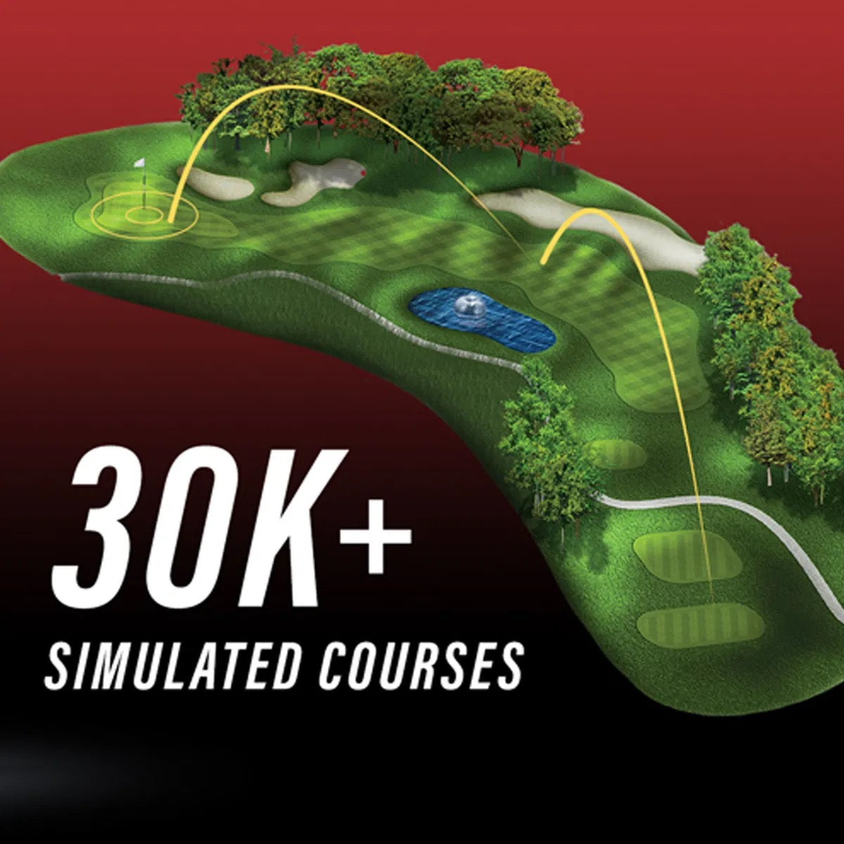 RAPSODO MLM2PRO™ LAUNCH MONITOR + GOLF SIMULATOR - TITLEIST 3 BALL