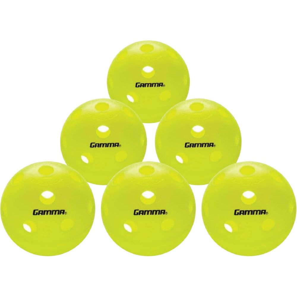 Gamma Photon Indoor Pickleball Balls (6 Balls)