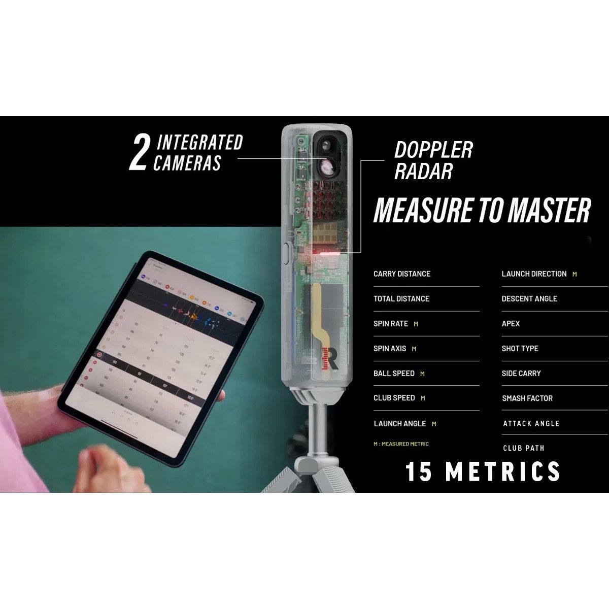 RAPSODO MLM2PRO™ LAUNCH MONITOR + GOLF SIMULATOR - CALLAWAY 3 BALL