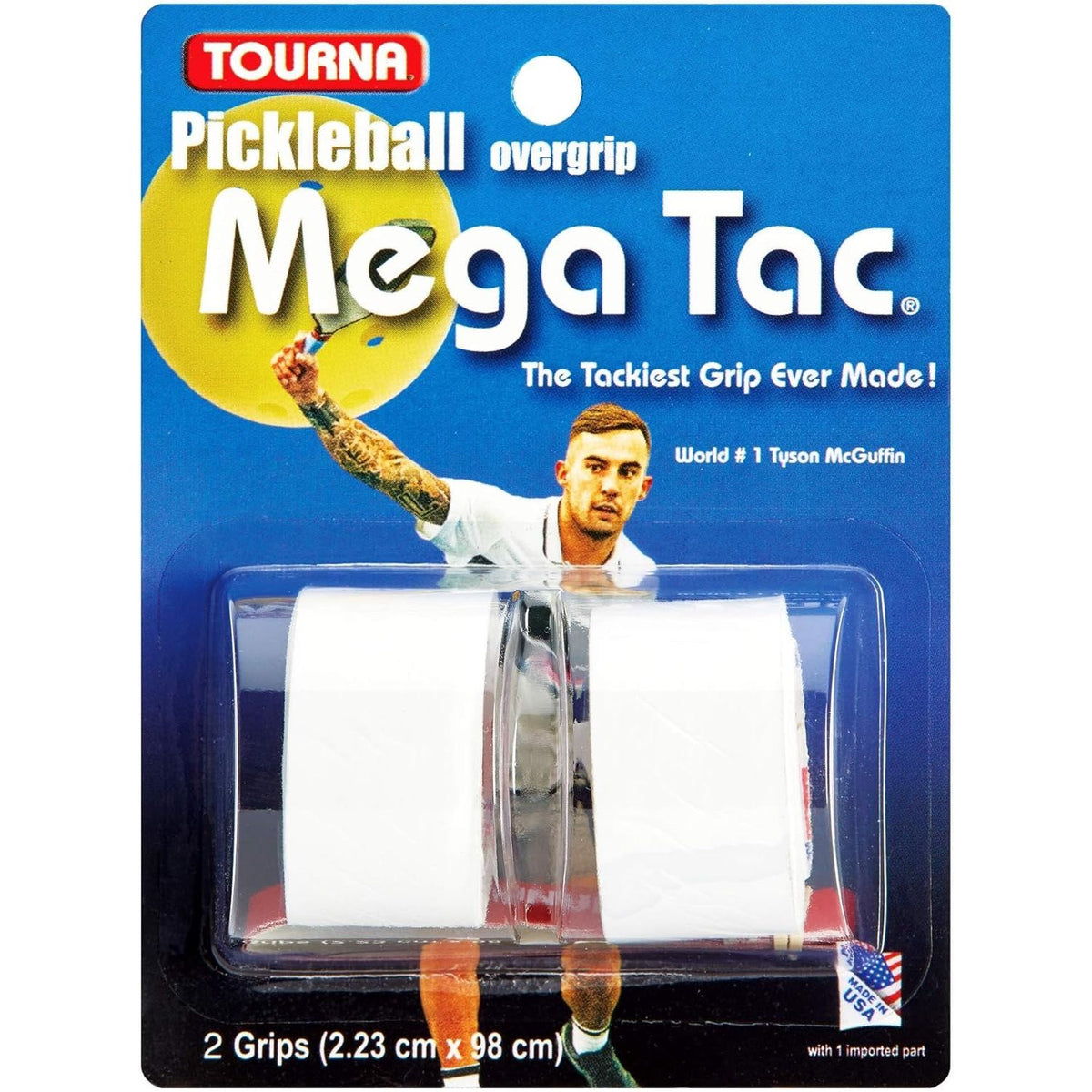 Tourna Pickleball Mega Tac Overgrip White