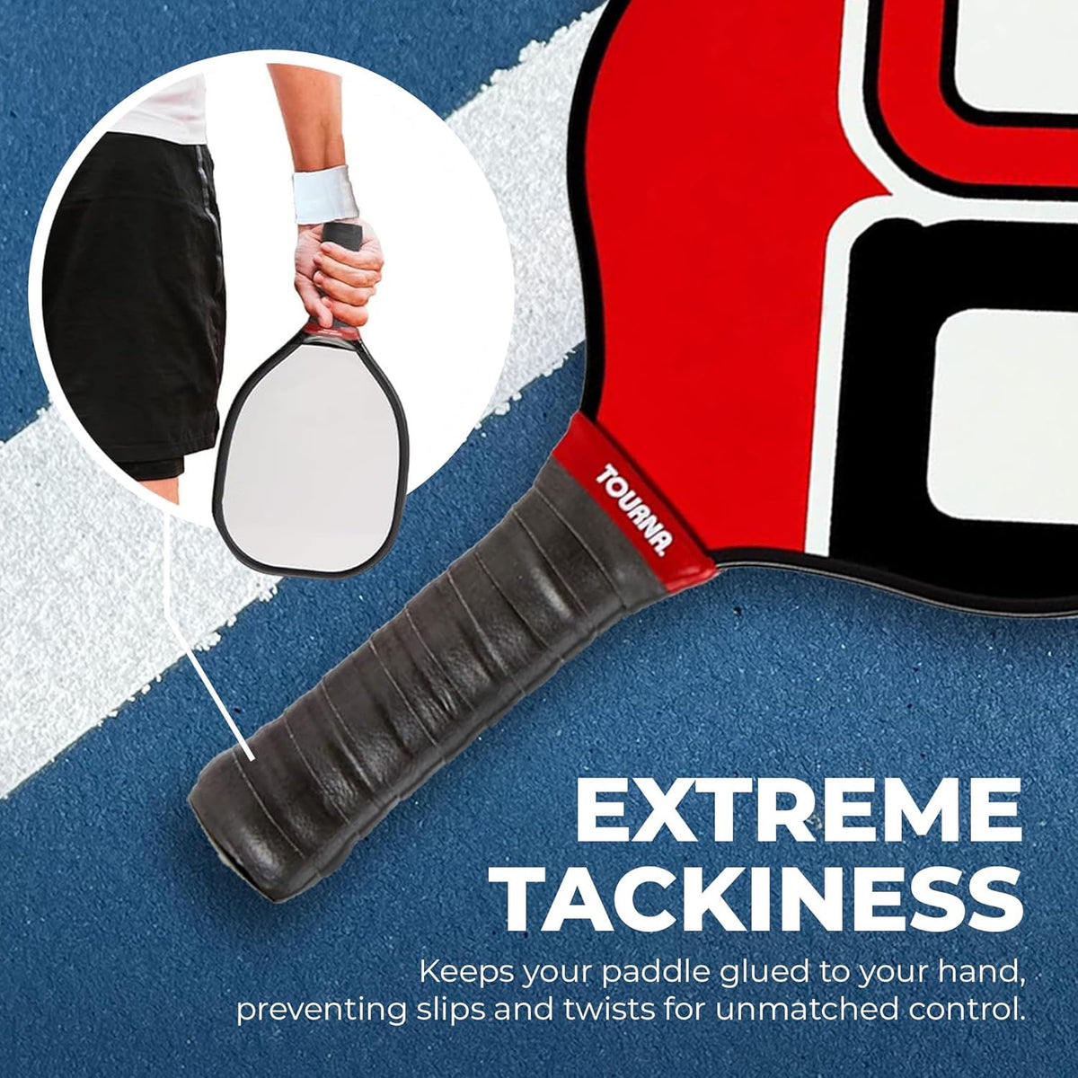 Tourna Pickleball Mega Tac Overgrip White