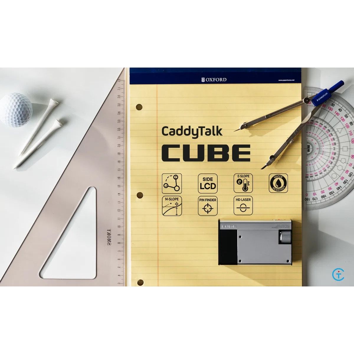 CADDYTALK CUBE RANGEFINDER - WHITE POUCH