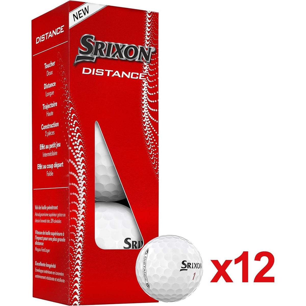 Srixon Distance Golf Balls (12)