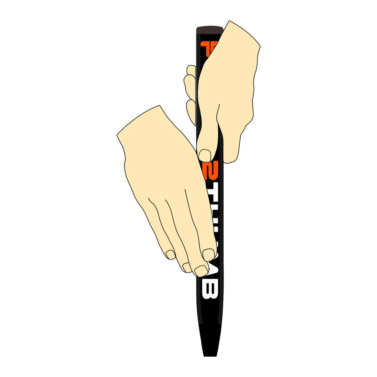 2 THUMB SNUG SQ PUTTER GRIPS