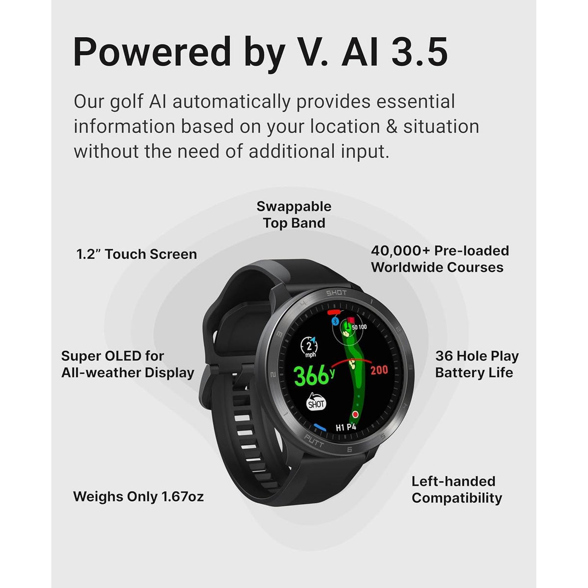 Voice Caddie T11 Pro GPS Watch