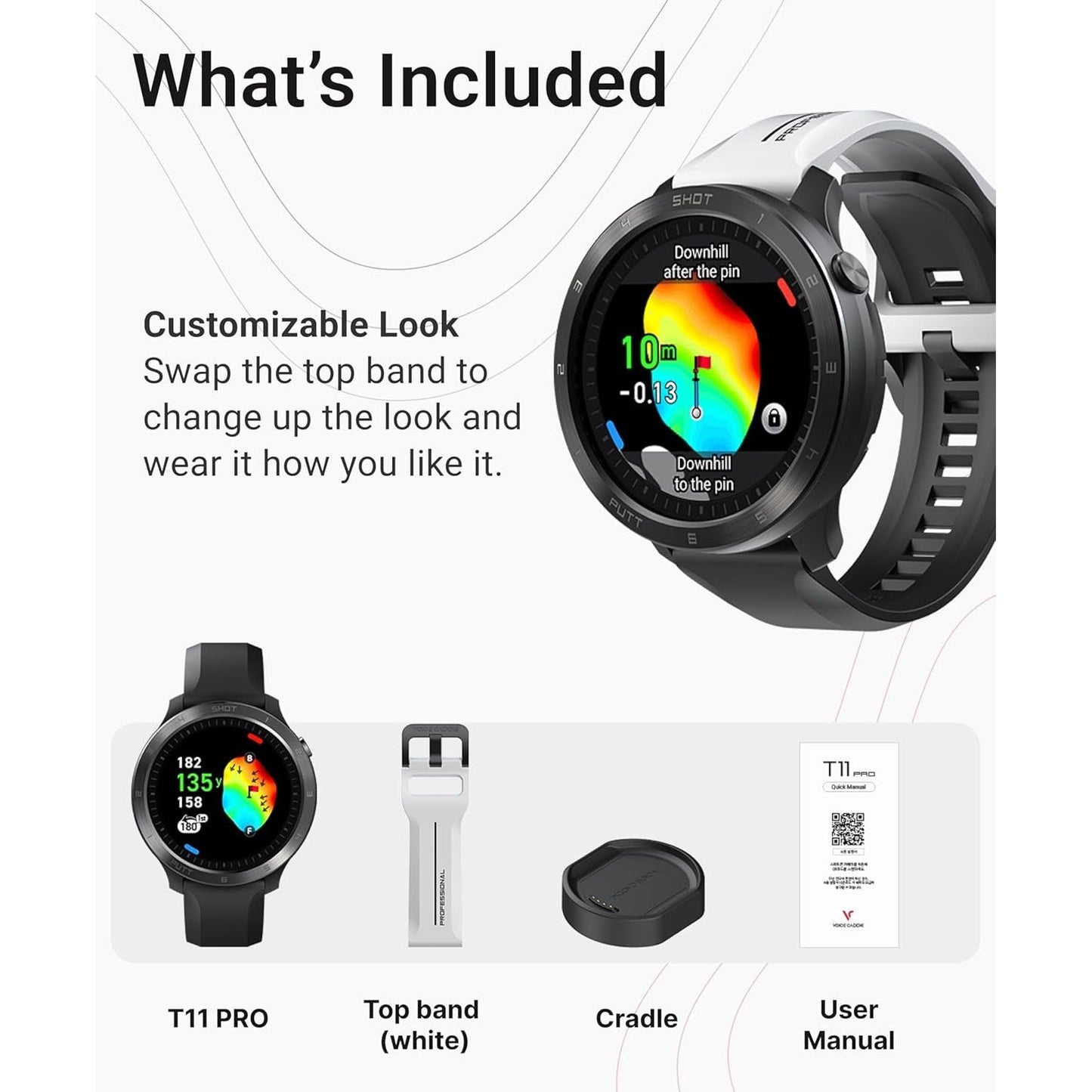 Voice Caddie T11 Pro GPS Watch