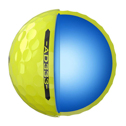 Srixon AD333 Yellow Golf Balls (12)