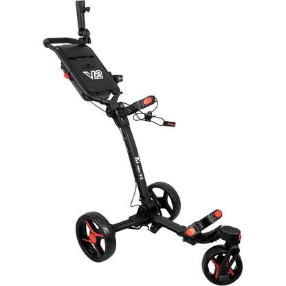 Axglo Tri-360 V2 Push Trolley (Black/Red)