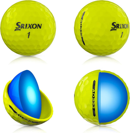 Srixon AD333 Yellow Golf Balls (12)