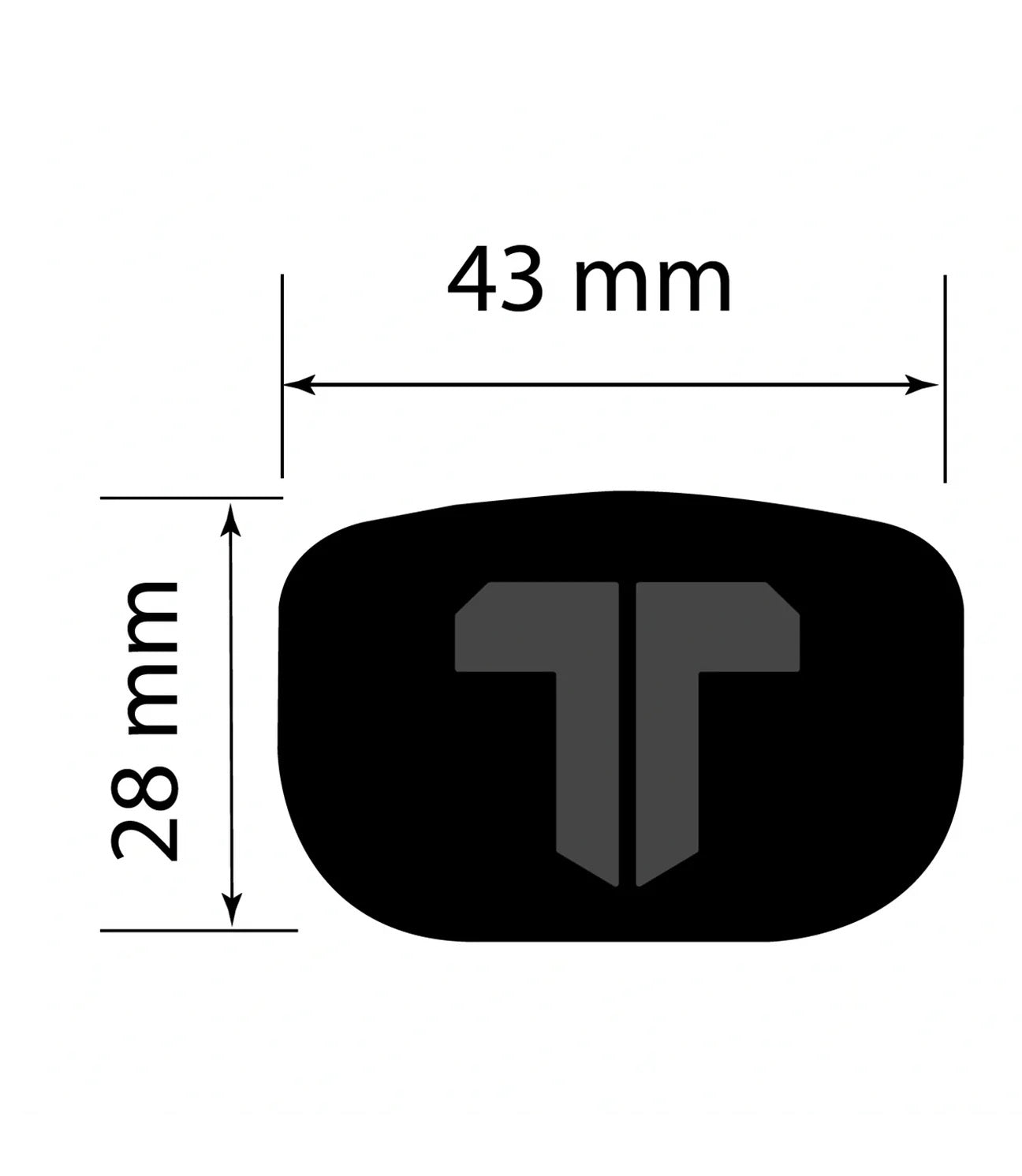 TwoThumbGrip OG TAPER 43 LITE