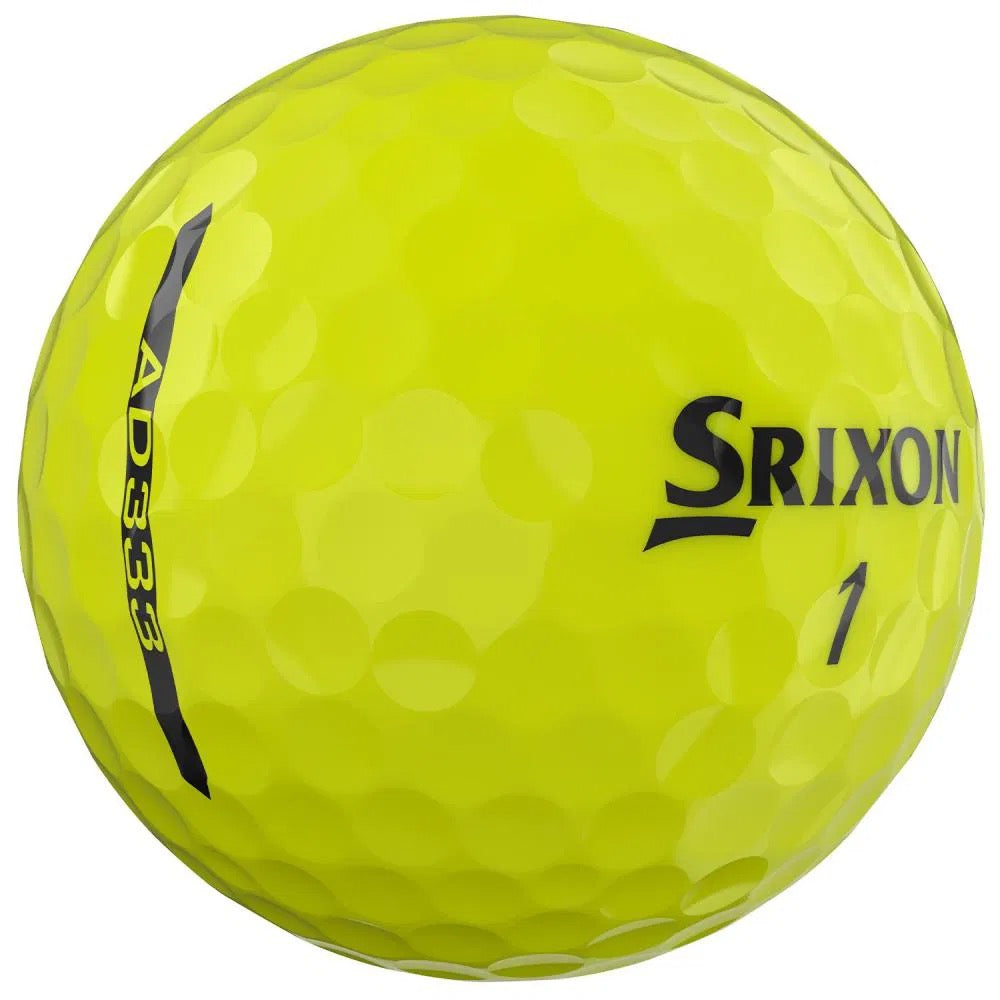 Srixon AD333 Yellow Golf Balls (12)
