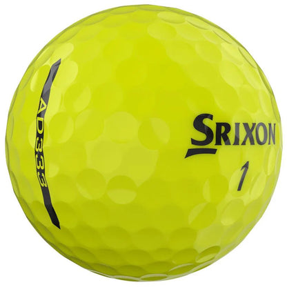 Srixon AD333 Yellow Golf Balls (12)