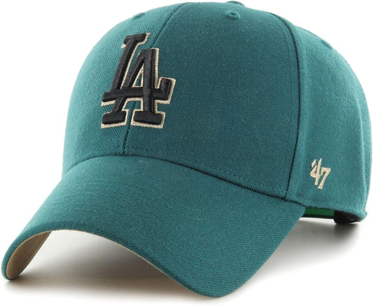 47 Los Angeles Dodgers Pacific Green MLB Sure Shot Most Value P. Snapback Cap