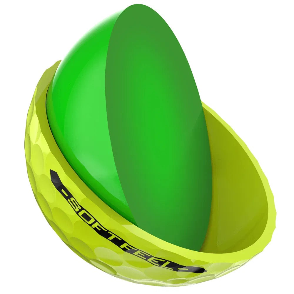 Srixon Soft Feel Yellow Golf Balls (12)