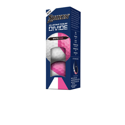 Srixon Q-Star Divide White/Pink Golf Balls