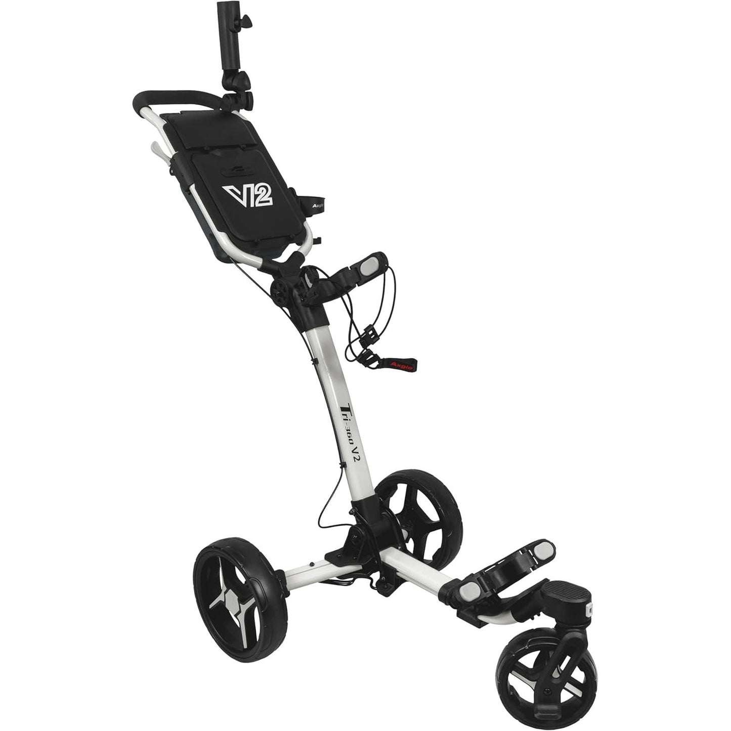 Axglo Tri-360 V2 Push Trolley (White\Grey)