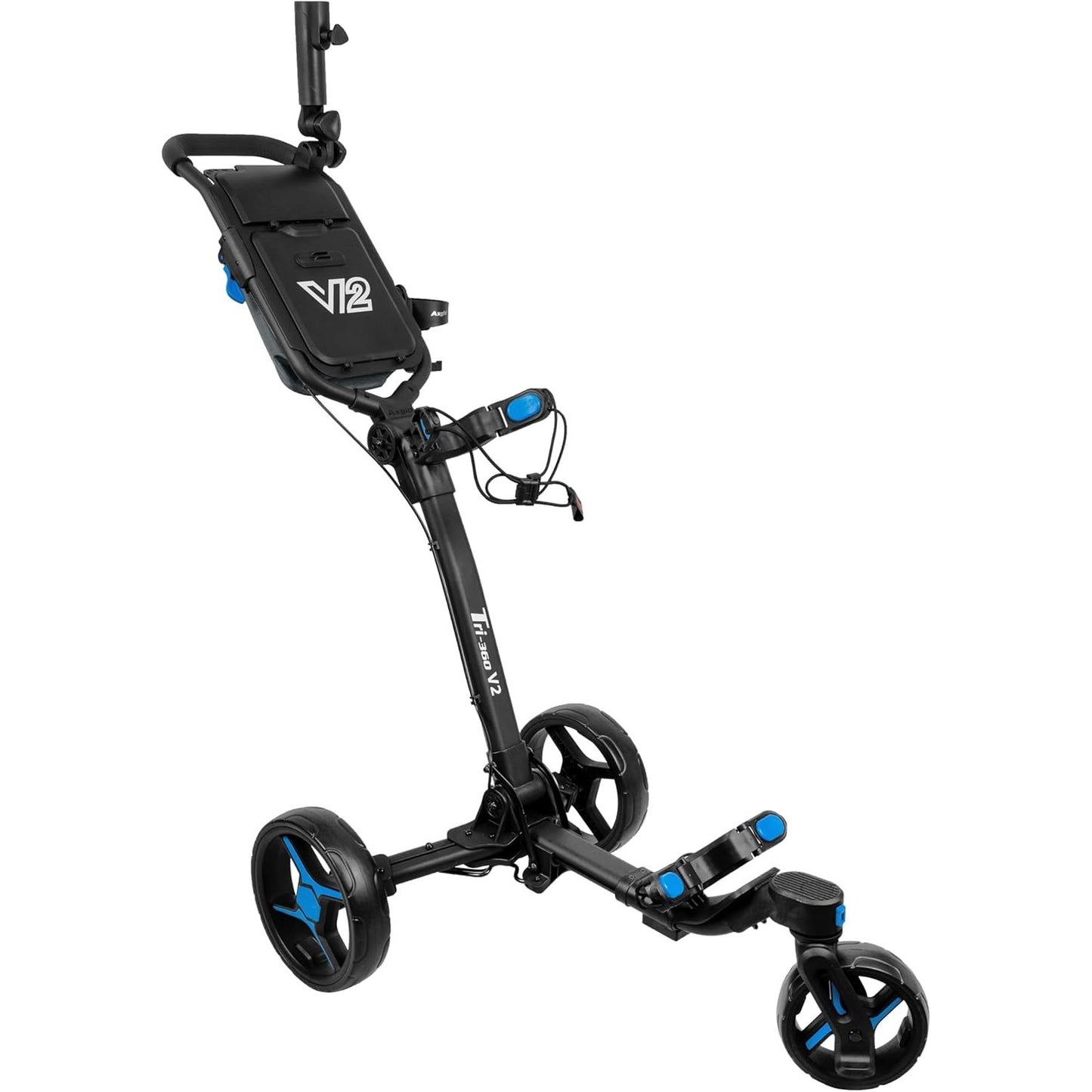 Axglo Tri-360 V2 Push Trolley (Black/Blue)