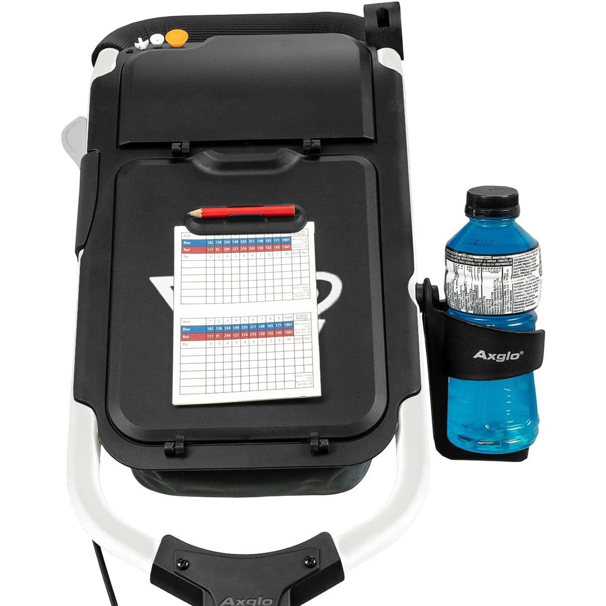 Axglo Tri-360 V2 Push Trolley (White\Grey)