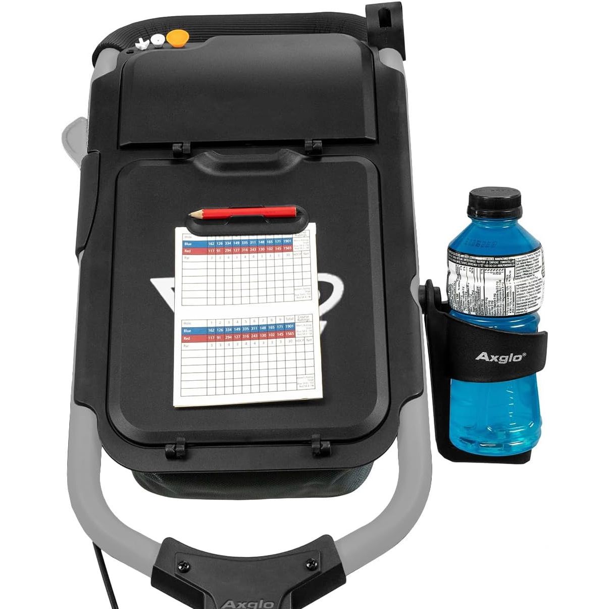 Axglo Tri-360 V2 Push Trolley (Grey/Grey)