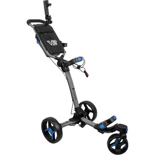 Axglo Tri-360 V2 Push Trolley (Grey/Blue)
