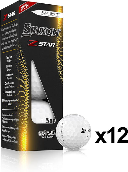 Srixon Z Star White Golf Balls (12