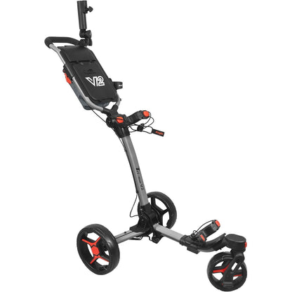 Axglo Tri-360 V2 Push Trolley (Grey/Red)