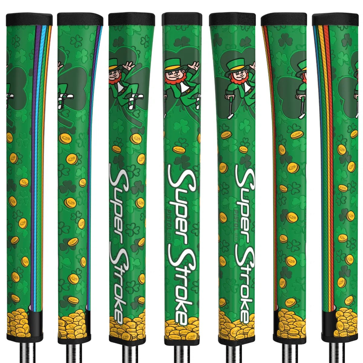 SUPERSTROKE LIMITED EDITION - PISTOL 2.0 POT O'GOLD St. Patrick’s Day Grip - Lucky Leprechaun