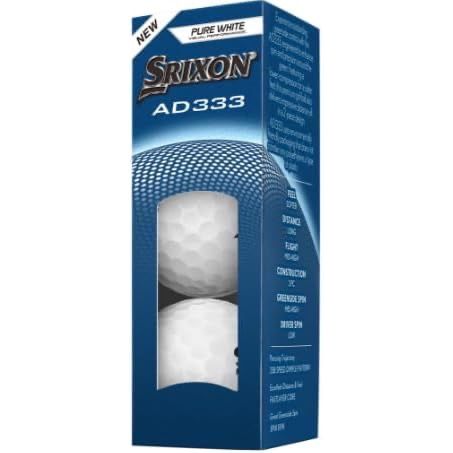 Srixon AD333 Golf Balls (White)