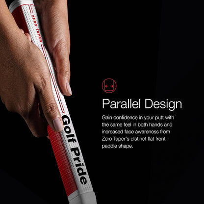 Zero Taper Medium Straight Putter Grip (Red)