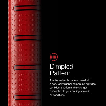 Zero Taper Medium Straight Putter Grip (Red)