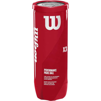 Wilson X3 Padel Balls (3 Tubes - 9 Balls)