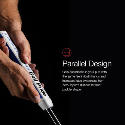 Zero Taper Medium Straight Putter Grip (Blue)