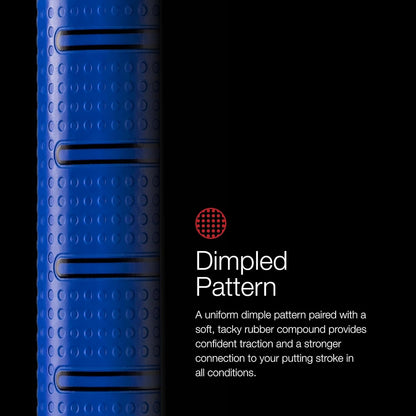 Zero Taper Medium Straight Putter Grip (Blue)