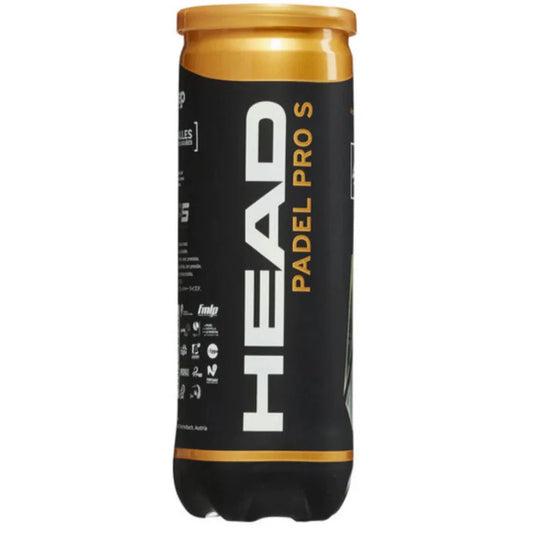 Head Pro S Padel Balls (1 Tube 3 Balls)