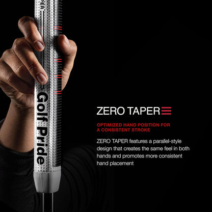 Zero Taper Medium Straight Putter Grip (Black)
