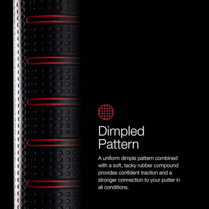 Zero Taper Medium Straight Putter Grip (Black)