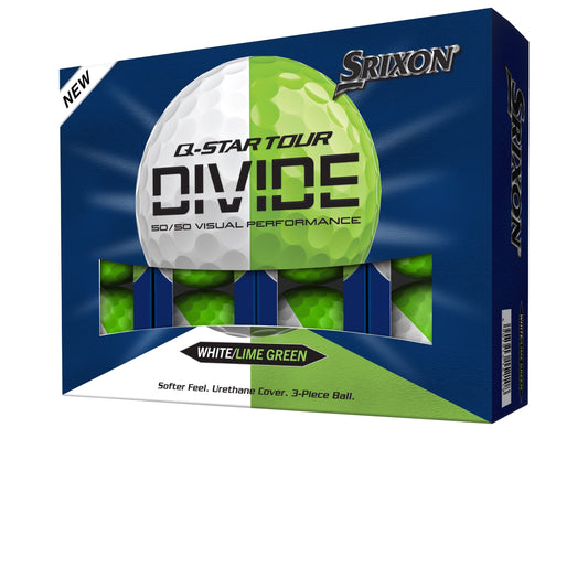 Srixon Q-Star Divide White/Lime Golf Balls